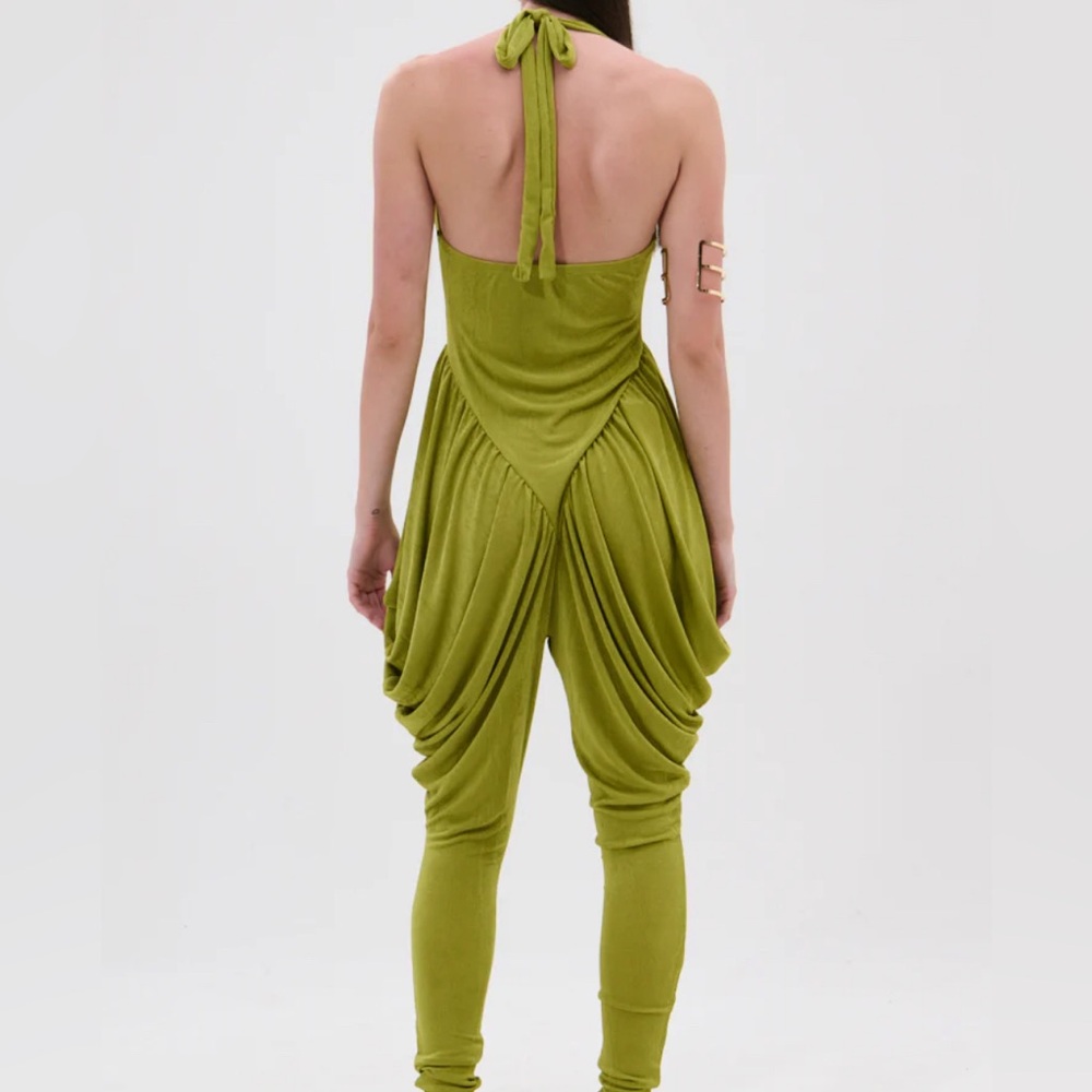AKIRA Lime Green Women's Jumpsuit - Picture 4 of 5